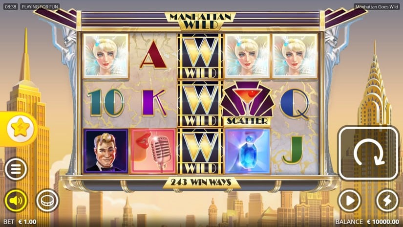 Manhattan Goes Wild slot screen 1