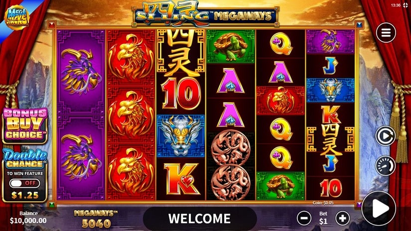 Si Ling Megaways slot screen 1