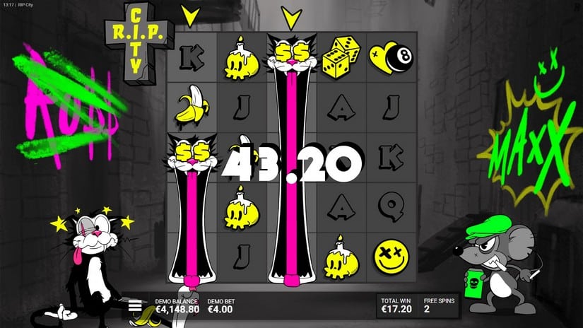 RIP City slot screen 6