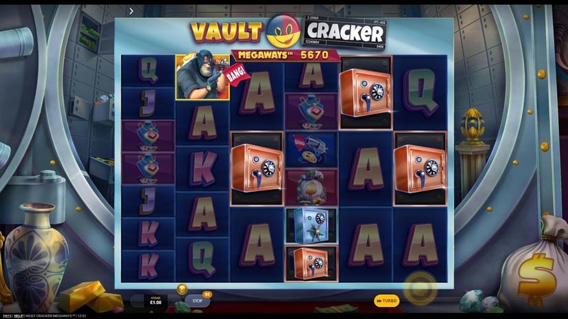 Vault Cracker Megaways slot screen 5