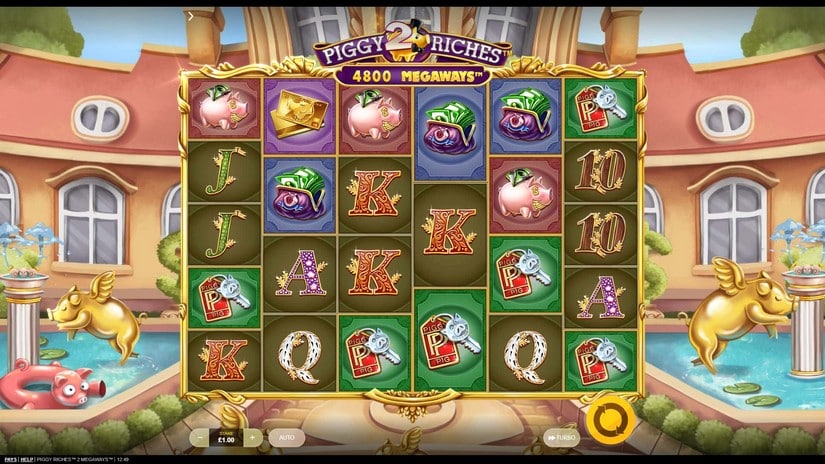 Piggy Riches 2 Megaways slot screen 1
