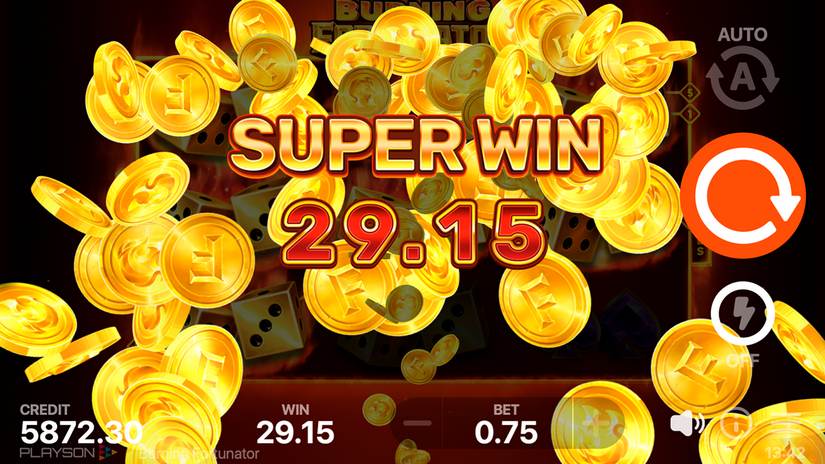 Burning Fortunator slot screen 6