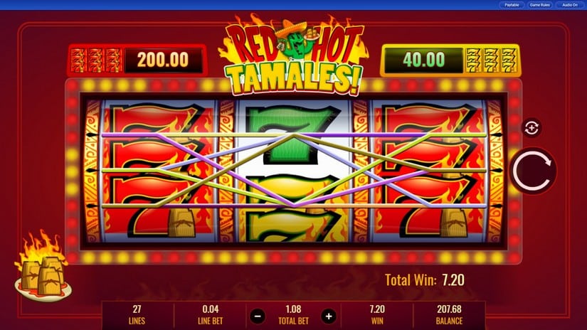 Red Hot Tamales slot screen 2