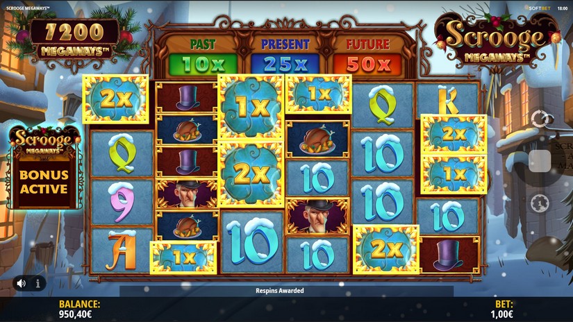 Scrooge Megaways slot screen 2