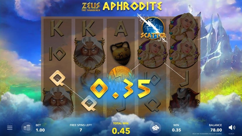 Zeus the Thunderer slot screen 3