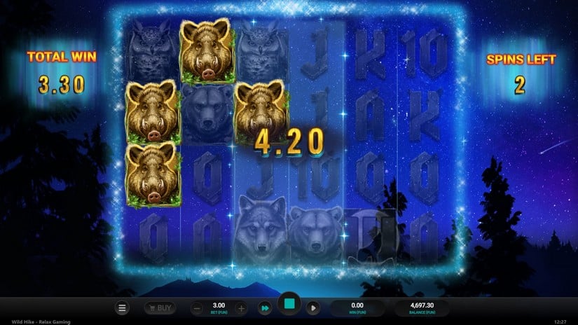 Wild Hike slot screen 5