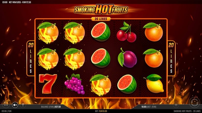 Smoking Hot Fruits 20 slot screen 5