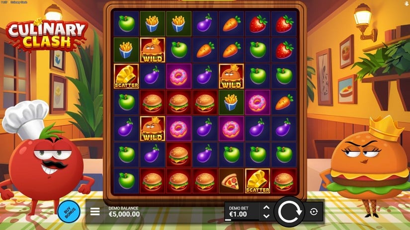 Culinary Clash slot screen 1