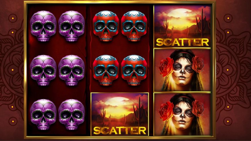 Dia de Los Muertos slot screen 1
