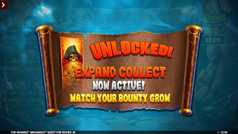 The Goonies Quest For Riches slot screen 5
