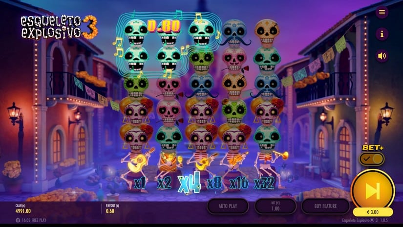 Esqueleto Explosivo 3 slot screen 3