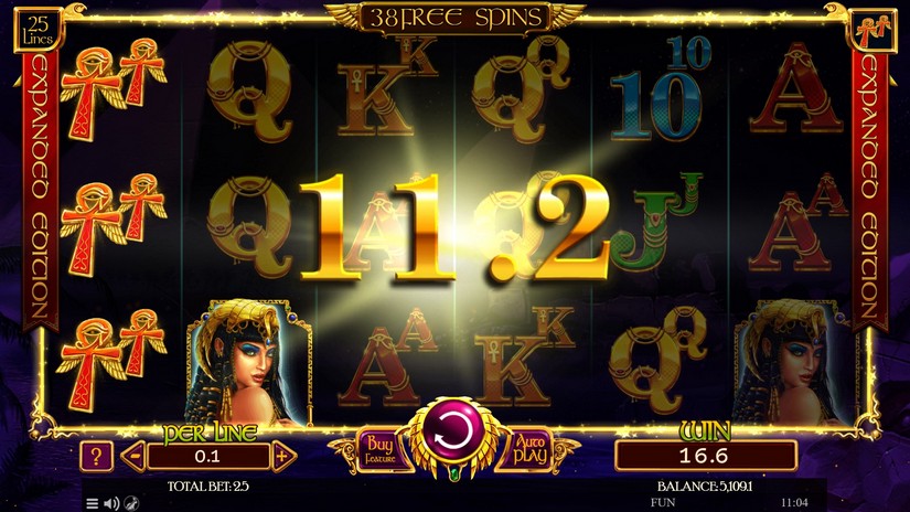 Nights of Egypt Expanded Edition slot screen 5