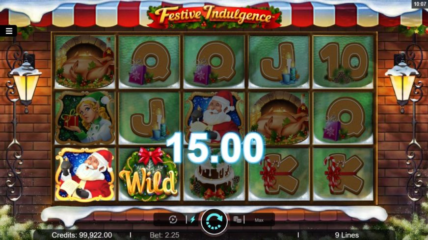 Festive Indulgence slot screen 2