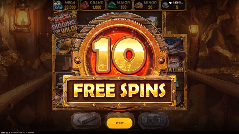 Digging for Wilds slot screen 3