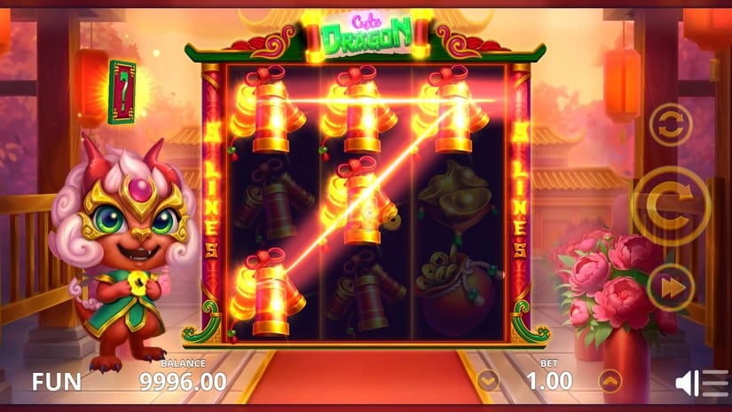 Cute Dragon slot screen 2