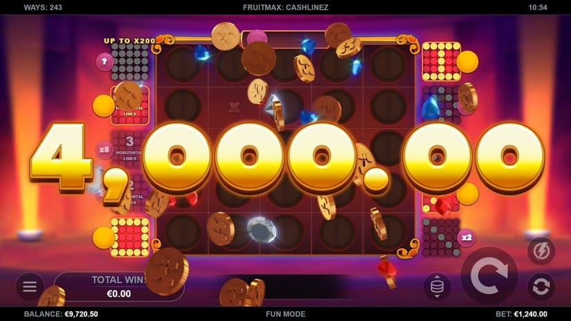 Fruit Max Cashlinez slot screen 8