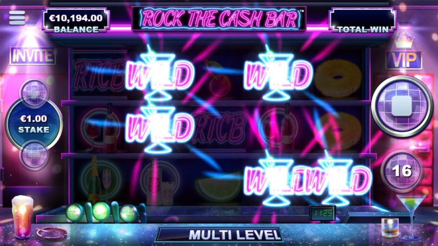 Rock the Cash Bar slot screen 2