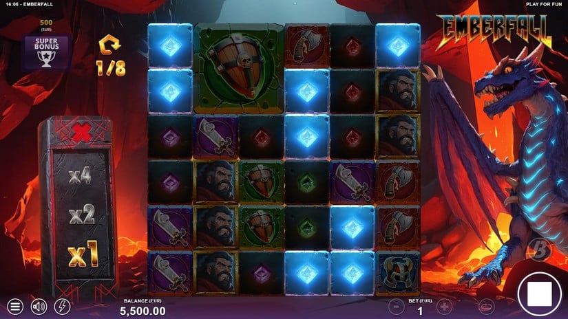 Emberfall slot screen 4