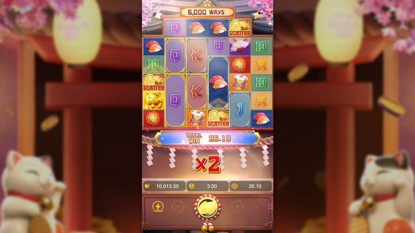 Lucky Neko slot screen 4