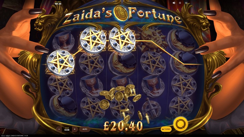 Zaida’s Fortune slot screen 6