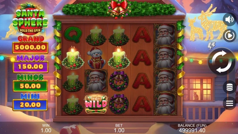 Santa Sphere: Hold The Spin slot screen 3