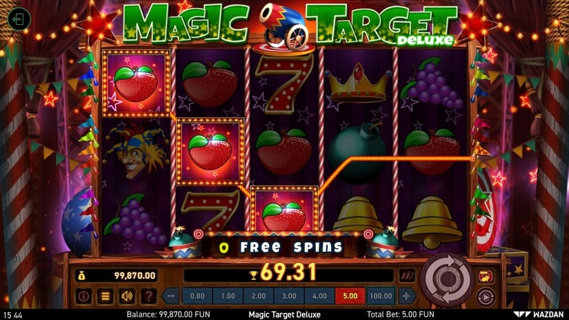 Magic Target Deluxe slot screen 5