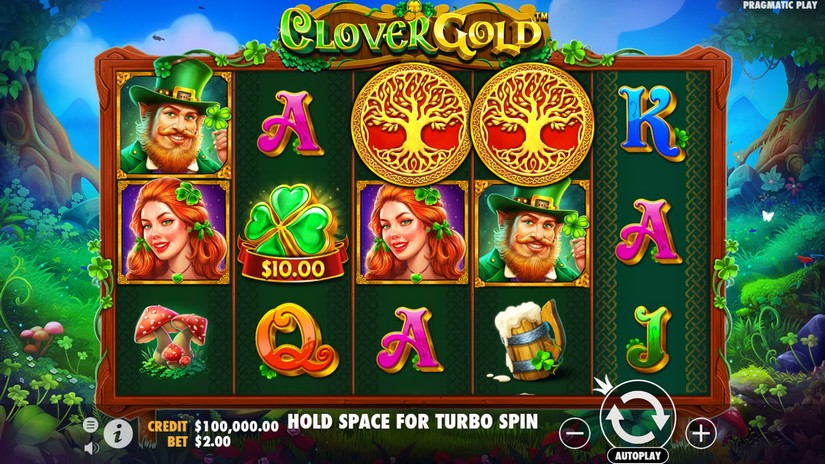 Clover Gold slot screen 1