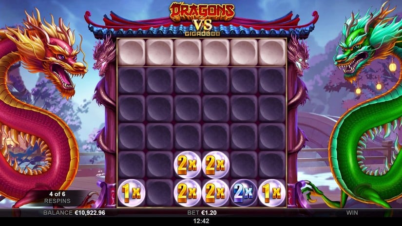 Dragons vs GigaBlox slot screen 5