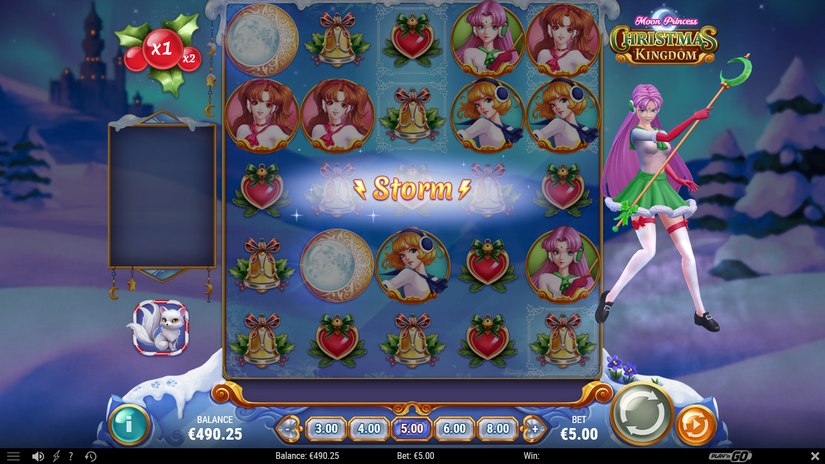 Moon Princess Christmas Kingdom slot screen 4