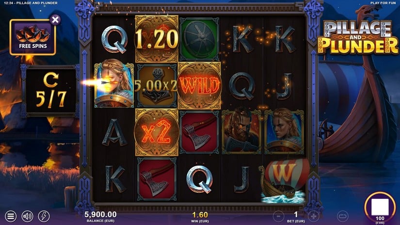 Pillage & Plunder slot screen 5