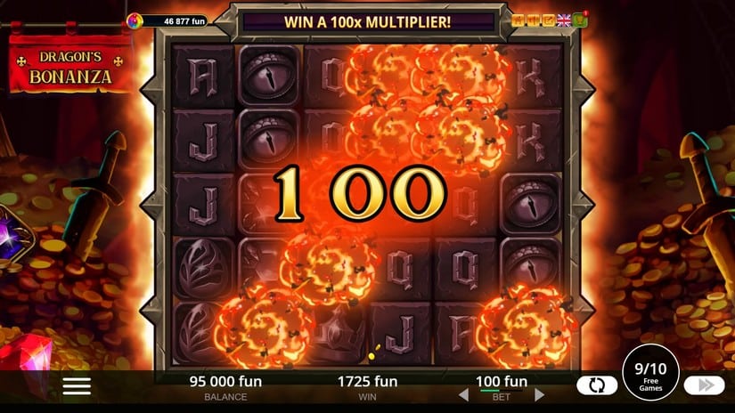 Dragon’s Bonanza slot screen 4