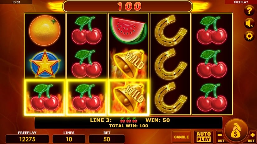 Burning Bells 10 slot screen 4