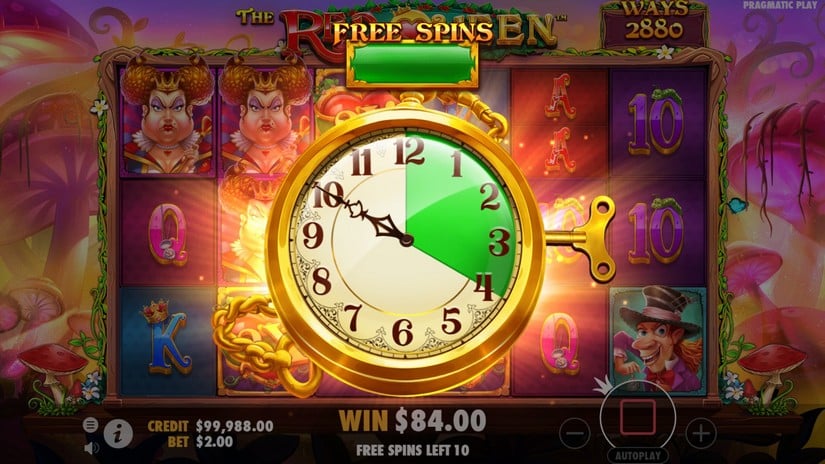 The Red Queen slot screen 6