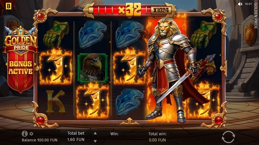 Golden Pride slot screen 4