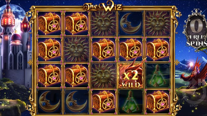 The Wiz slot screen 6