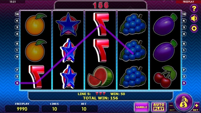 Fruit Express slot screen 3