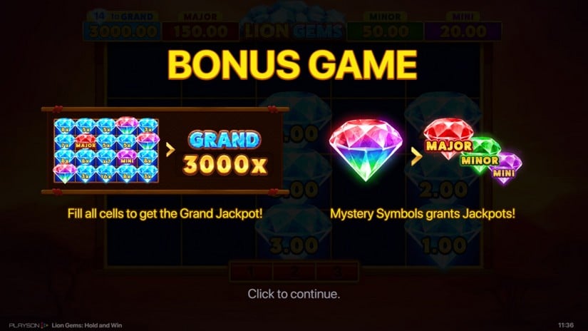 Lion Gems: Hold and Win slot screen 5