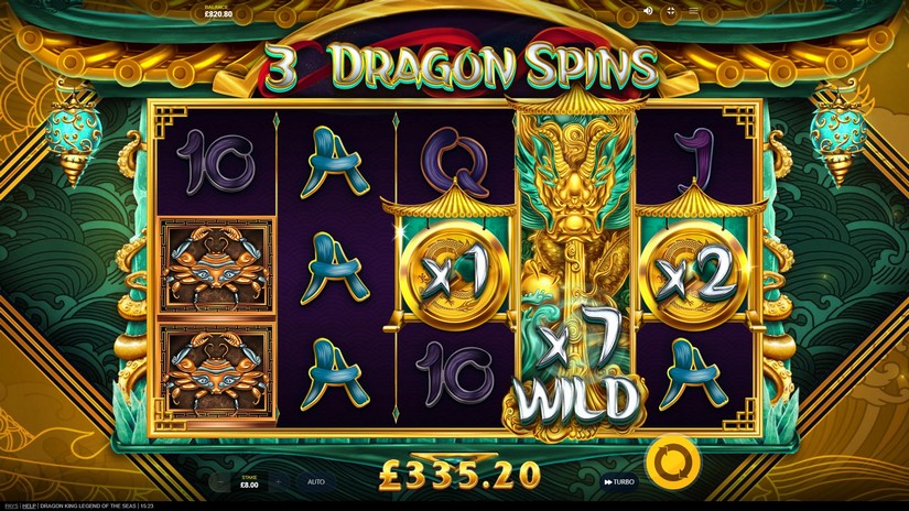 Dragon King Legend Of The Seas slot screen 6