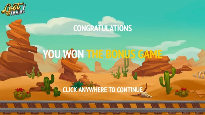 Loot The Train! slot screen 2