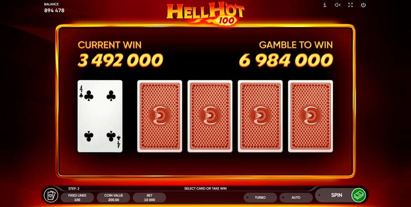 Hell Hot 100 slot screen 5