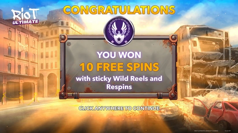 Riot Ultimate slot screen 2