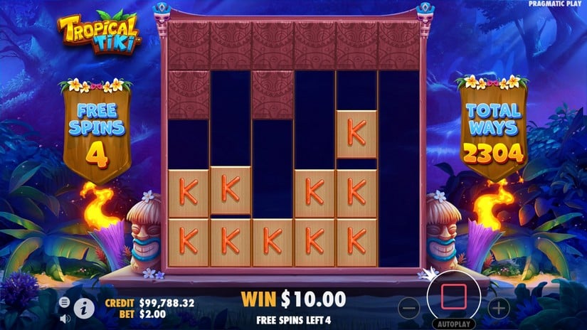 Tropical Tiki slot screen 4