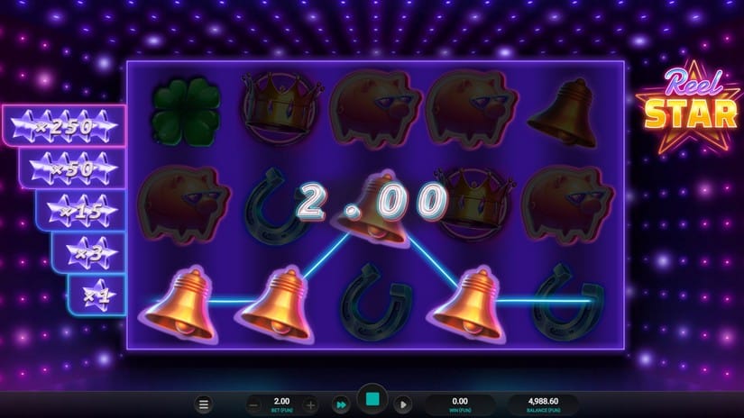Reel Star slot screen 2