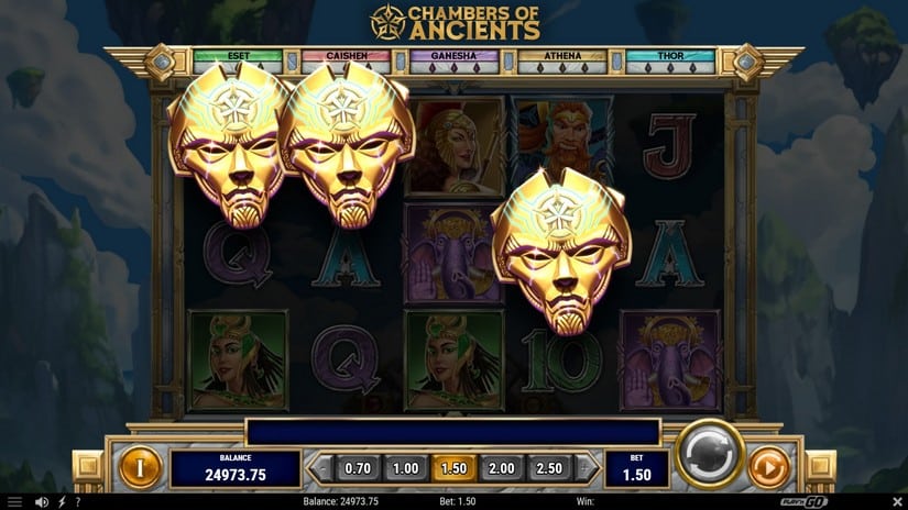 Chambers of Ancients slot screen 2