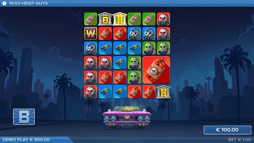 Heist Guys slot screen 2