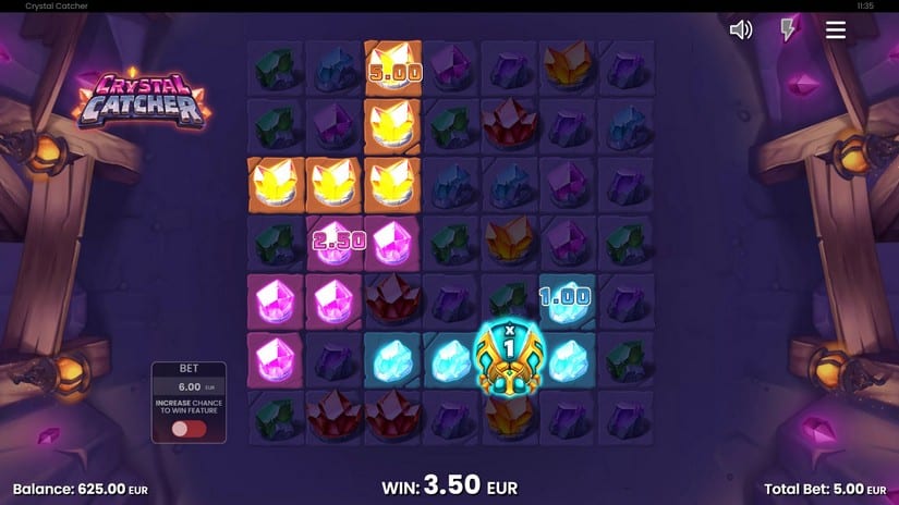 Crystal Catcher slot screen 1