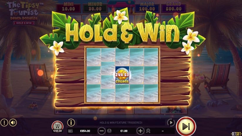 The Tipsy Tourist: Beach Bonanza – Hold & Win slot screen 3