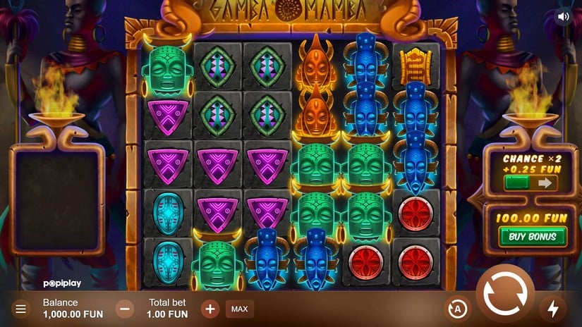 Gamba Mamba slot screen 1