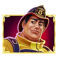 Wild Symbol of Fire Blaze Fire Fighter Slot