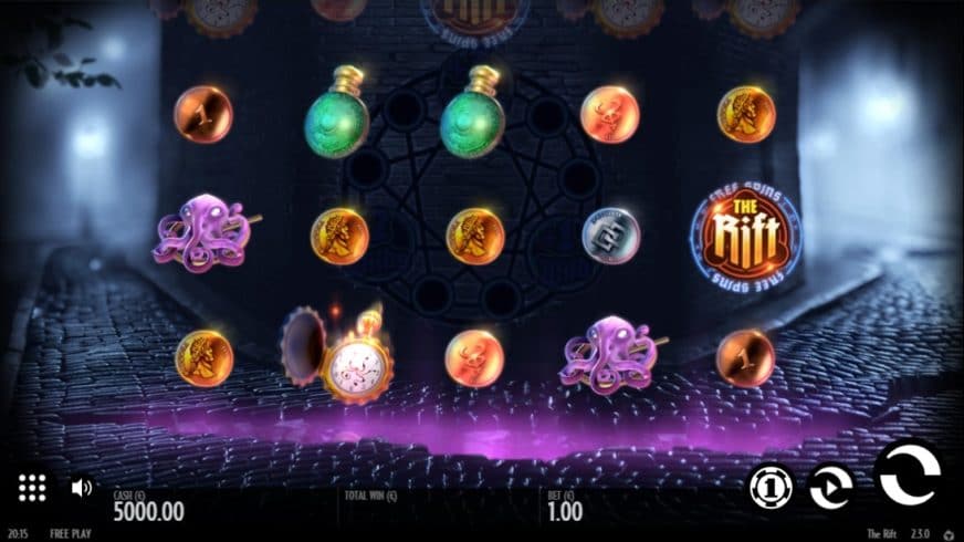 The Rift slot screen 2
